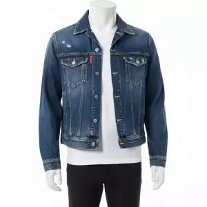 디스퀘어드2 DSQUARED2 쿨 비 나이스 LA 워시 데님 진 자켓 청자켓 S71AN0599