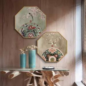 동양화 거실 유화 산수화 일월오봉도 수묵화 벽걸이 풍수