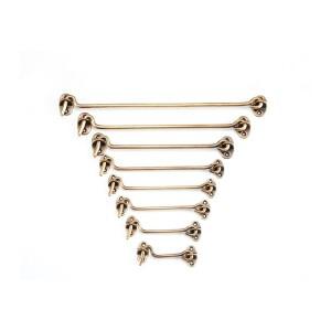 골동품 청동 바람 버팀대 캐빈 후크 황동 눈 창고 게이트 문 래치 창문 용 자동 홀더 스테이 캐치 아이 볼