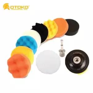 자동차광택패드 N9U2T3H4 폴리싱 라이트복원 전동드릴 광택패드 10P 1세트