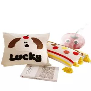 북유럽 인테리어 애착 쿠션 컬러 유니크 감성 인형 귀여운 모던 별 옐로우