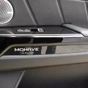 모하비더마스터 카본스타일 도어가니쉬 메탈트렁크가니쉬