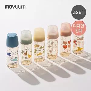 모윰 3세대 NEW PPSU 노꼭지 올인원 젖병 270ml 트리플팩 - 디자인선택 3월 28일 원데이 혜택 상품