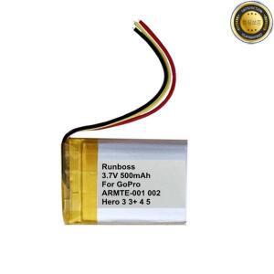 GoPro ARMTE-001 Hero 3 45 HERO3 Wi-Fi 리모컨 4.9용 배터리 3.7V 500mAh YD362937P