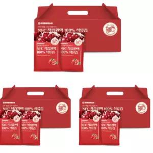 티에이치몰 NFC 착즙 원액 100% 석류 즙 70ml 30포 3박스 주스 엑기스 석류농축액 액기스