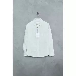 국내배송 ZARA 자라 주니어 키즈 STORIESZ 코튼 린넨 체크 셔츠 블루 4333510400 1894274