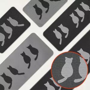 모던 고양이 아플리케 논슬립 순면 러그 물세탁카페트 워셔블