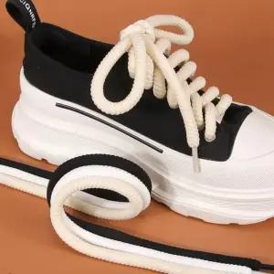 왕 두꺼운 신발끈 운동 화끈 왕끈 우동끈 왕우동끈