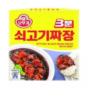 오뚜기 3분 쇠고기짜장 200gx12개