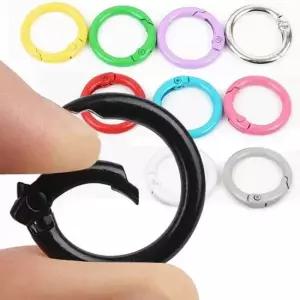 원터치 카드링 원형 24mm 1P 메모지 링 DIY 고리링