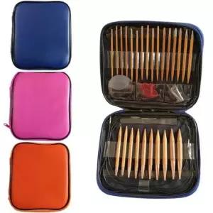 털실 대나무 우드 조립식 초보 전문가용 대바늘 뜨개질 파