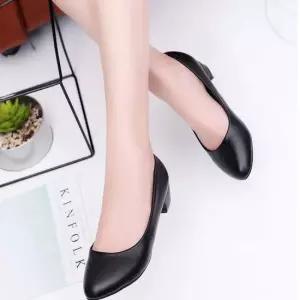 검정 펌프스 단화 서비스 호텔 항공 구두 신발 면접