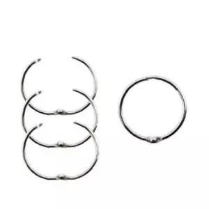 실버 원형 카드링 45mm 클릭링 제본 링 셀프 제본용 루즈링 카드분리링