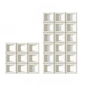 큐블럭 파벽돌 칸막이 디자인벽돌 양면 디자인 사무실 담장 장식