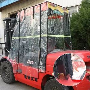 지게차 방풍 커버 공사장 굴삭기 가림막 보온 단일상품 덮개