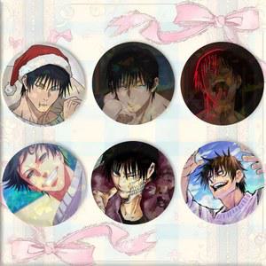 토지 후시구로 스냅인 핀 캐릭터 원형 브로치 백팩 액세서리 주얼리 선물