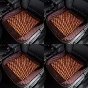 [CAR] 원목구슬 브라운 자동차 차량용 방석 시트커버