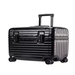 승무원캐리어 풀메탈 캐리어 여행용 16인치 위로열리는