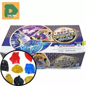 어린이 대왕딱지 12입 배틀 문구 게임 크기 선물 파워 캐릭터 친구 왕 초등 학용품 넘치는 수집 놀이 고무