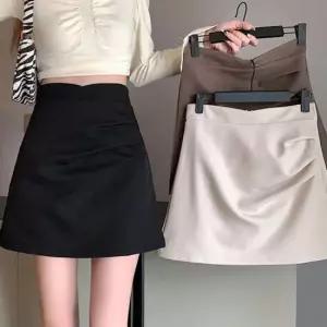 하이웨스트 셔링 미니 스커트 여성 데이트룩 데일리룩