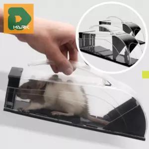 터널형 쥐덫트랩 포획기 끈끈이 기계 쥐통 퇴치 설치류 쥐잡기 생포 잡는 도구 쥐약없이 안심 트랩 쥐잡는