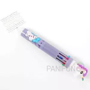 유니콘 10색 볼펜 퍼플 팬시상품 볼팬 선물용볼펜 팬시용품 펜선물