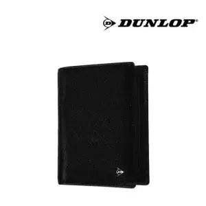 가죽지갑 (던롭) 남성용 소가죽 중지갑 (BK) DL-WF106