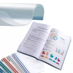 학교용 사무실 유인물 분류용 폴대파일 10매 x 5개세트 전용 서류철 혼합색 행정실용 A4 폴더