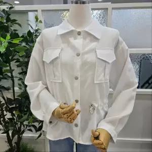 부루앤쥬디 sh06 허리스트링포켓자켓 IV 아이보리  BBSDJK005B