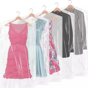 파텔라이 40개 72/40인치 드레스용 엑스트라 롱 의류 가방 옷걸이용 드라이 클리너 세탁용 플라스틱 세탁복