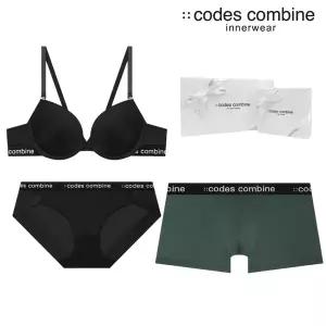 [롯데백화점]코데즈컴바인 이너웨어 베이직커플세트CEWBRBP161DR161BKDGR1
