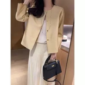 블랙팬서 여친 실크 울 하프 긴팔 정교삿대질 코트 OPH1