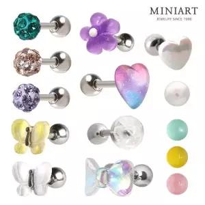 [미니아트] 써지컬 데일리 볼 패션 피어싱 (한쪽)