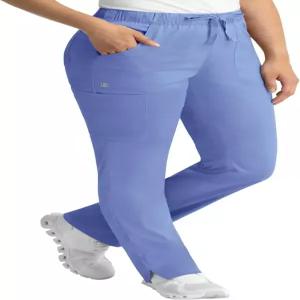 매빈 매트릭스 여성용 풀 엘라스틱 허리밴드 카고 팬츠