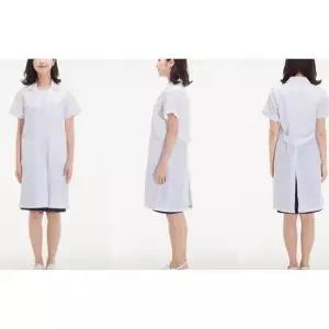 유니폼가운 멀티포켓 반팔 영양사 유니폼 위생복