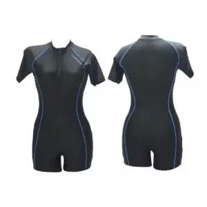 스파수영복 수영장 바다 해변 반팔지퍼 여성수영복 AB501