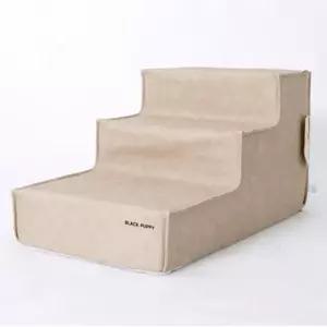 [반려] 스텝 1P 방수 계단 애견 가죽 강아지 3단 소파 침대