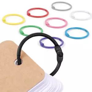 컬러 카드링 원형 30mm 1P 메모지 링 DIY 고리링