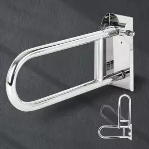 변기안전바 장애인손잡이상하가동식 노인안전바 실내 변기 임산부