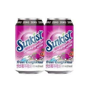썬키스트 제로 자두자몽 소다 355ml 48캔