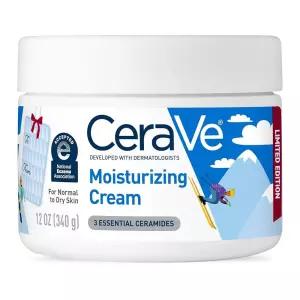 CeraVe Apres 스키 모이스처라이징 크림, 건조한 피부용 바디 및 페이스 모이스처라이저, 히알루론산 및
