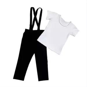 유아 연극 공연 반팔티 멜빵 발레복세트 유치원남아 연습용