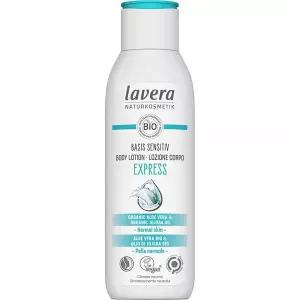 Lavera Basis Sensitive Body Lotion Express ？ 유기농 알로에 베라 및 유기농 호호바 오일이 함유된 24시