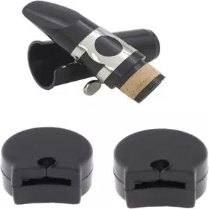 Viodms 3개 악기 부품 1개의 B 플랫 클라리넷 마우스피스 및 캡 클램프 목관 2개의 탄력 엄지 보호 쿠션