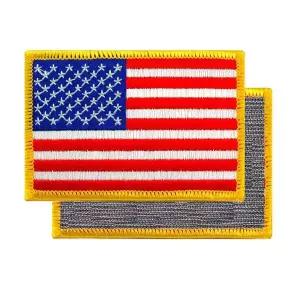 [콩심팥심]미국 국기 성조기 찍찍이 패치 가방 와펜 1p