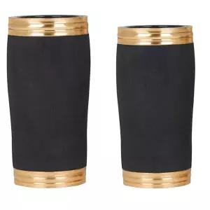 클라리넷 베이클라이트 튜브 교체 부품 블랙 골드 엣지 2 팩 악기 칼림바 마림바