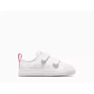 [매장정품] 컨버스 키즈 척테일러 올스타 이지 온 스파클 화이트 A06329C