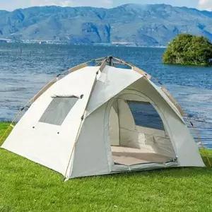 [콩심팥심]사각 자동 텐트 캠핑 그늘막 4인용 팝업 3인용 캠핑용텐트 간이텐트