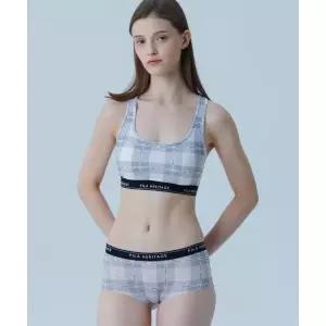 [휠라]UNDERWEAR 아웃핏 홀리데이 체크나염 브라탑(FI4ITG1444FOTL) 1170FI4ITG1444FOTL 394580