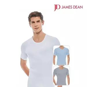 [제임스딘]제임스딘 남성 순면100 남자칼라반팔 런닝셔츠 4매